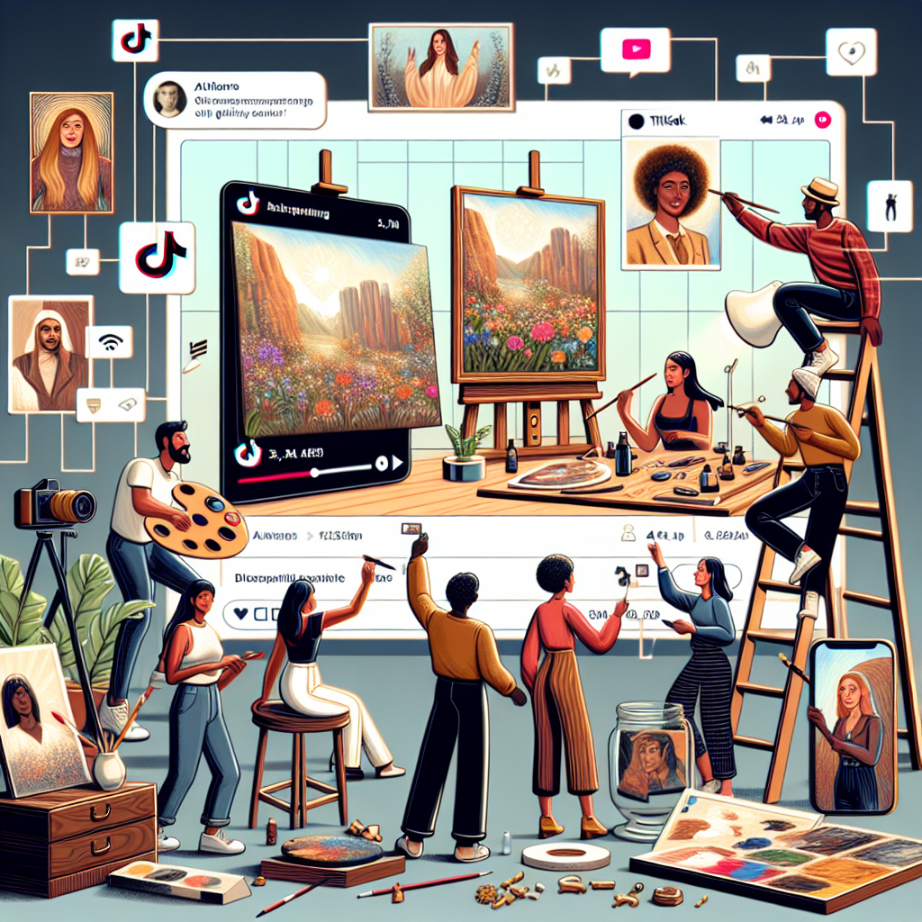 Bukan Galeri, Tapi TikTok: Ini Cara Baru Seniman Menjual Karya