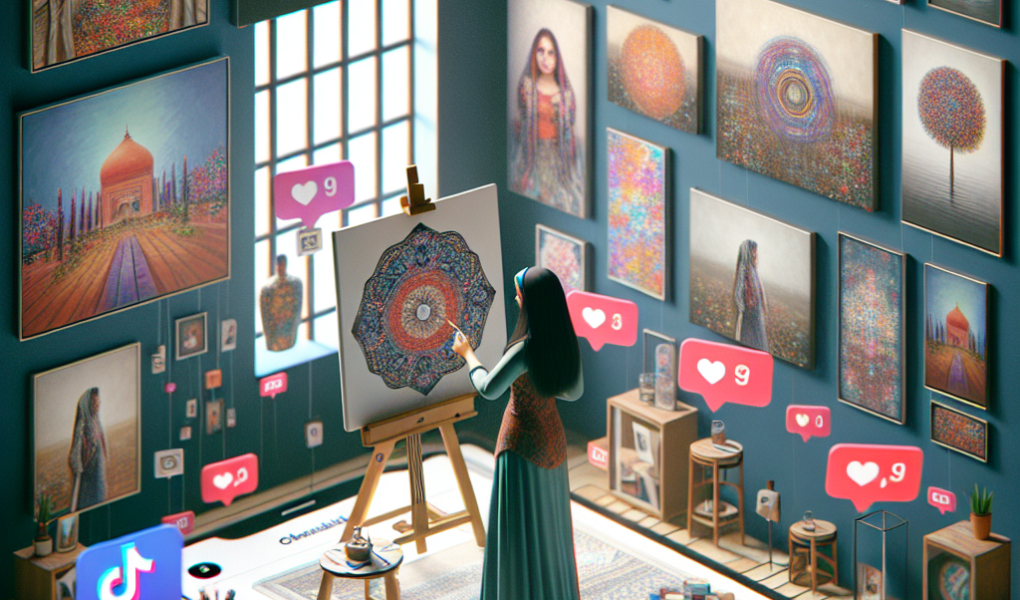 Bukan Galeri, Tapi TikTok: Ini Cara Baru Seniman Menjual Karya